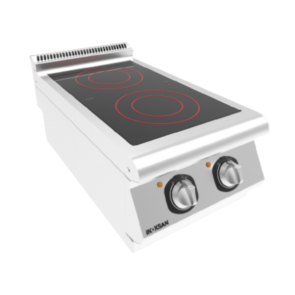 GGA Grande Distribuzione | attrezzature ristorazione-Cucina a Gas da Banco – 4 Fuochi –  2 x 3