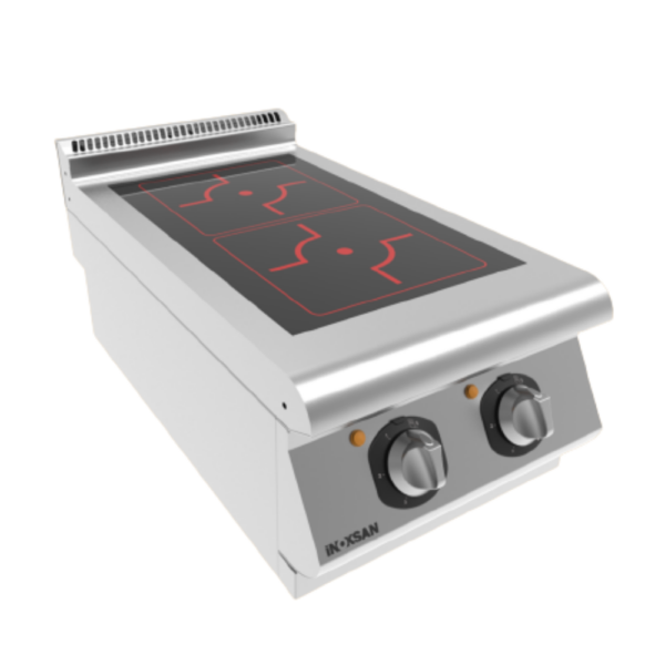 GGA Grande Distribuzione | attrezzature ristorazione-Cucina a Gas da Banco – 4 Fuochi –  2 x 3