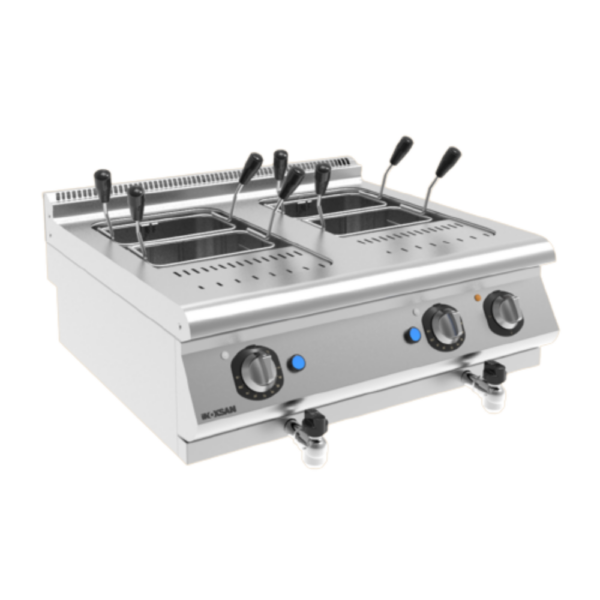 GGA Grande Distribuzione | attrezzature ristorazione-Cucina a Gas da Banco – 4 Fuochi –  2 x 3