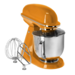 Impastatrice planetaria 7 litri - gialla - 400 x 240 x 440 mm - immagine 2