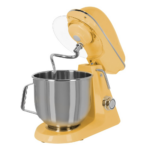 Impastatrice planetaria 7 litri - gialla - 400 x 240 x 440 mm - immagine 6