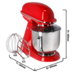 Impastatrice planetaria 7 litri - rossa - 400 x 240 x 440 mm