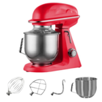 Impastatrice planetaria 7 litri - rossa - 400 x 240 x 440 mm - immagine 3