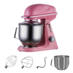 Impastatrice planetaria 7 litri - rosa - 400 x 240 x 440 mm - immagine 3
