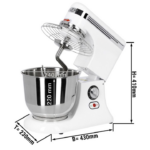 Impastatrice planetaria 7 litri - 230 x 430 x 410 mm