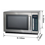 Microonde automatico 34 litri - 1100 Watt - 560 x 483 x 350 mm