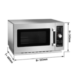 Microonde manuale 34 litri - 1000 Watt - 553 x 485 x 343 mm
