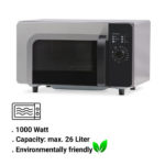Microonde manuale 26 litri - 1000 Watt - 508 x 419 x 312 mm - immagine 4