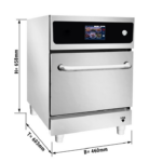 Forno ad alta velocità / Forno a microonde - Touch - 460 x 603 x 658-681 mm