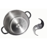 Cutter da banco - 8 litri / 1400rpm - 490 x 290 x 370 mm - immagine 5