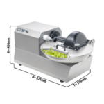 Cutter orizzontale - 12 litri - 825 x 550 x 450 mm