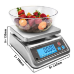 Bilancia 6 kg - Precisione 2 g - 240 x 300 x 140 mm
