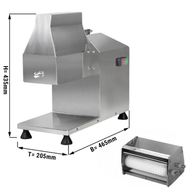 Batticarne elettrico con battitore - 205 x 465 x 435 mm