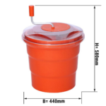 Centrifuga per insalata - 20 litri - 440 x 440 x 580 mm