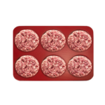 Stampo per polpette e hamburger - 6 fori da 120 mm - 400 x 300 x 15 mm - immagine 2