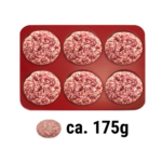 Stampo per polpette e hamburger - 6 fori da 120 mm - 400 x 300 x 15 mm - immagine 3
