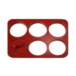 Stampo per polpette e hamburger - 6 fori da 120 mm - 400 x 300 x 15 mm - immagine 5