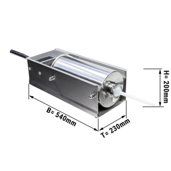 Insaccatrice per salsicce - 3 litri - 540 x 230 x 200 mm