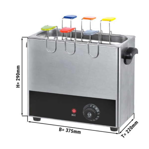 Cuoci uova elettrico - 375 x 220 x 290 mm