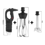 Set completo - Frullatore ad immersione elettrico - Pala 250mm - 450 W - 91 x 91 x 584/609 mm
