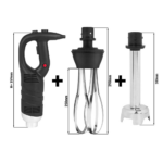 Set completo - Frullatore ad immersione elettrico - Pala 300mm - 450 W - 91 x 91 x 634/609 mm