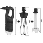 Set completo - Frullatore ad immersione elettrico - Pala 300mm - 850 W - 91 x 91 x 671/646 mm