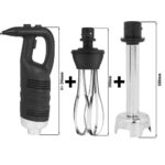 Set completo - Frullatore ad immersione elettrico - Pala 500mm - 850 W - 91 x 91 x 871/646 mm