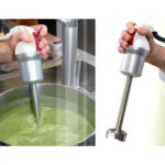 Frullatore a immersione - frusta elettrica 200 mm - 100 x 100 x 380 mm - immagine 6