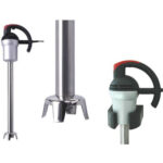 Frullatore a immersione - frusta elettrica 400 mm - 150 x 100 x 660 mm