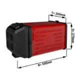 Essiccatore per alimenti / Disidratatore - con 6 vassoi di asciugatura - 500 x 260 x 270 mm