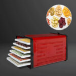 Essiccatore per alimenti / Disidratatore - con 6 vassoi di asciugatura - 500 x 260 x 270 mm - immagine 9
