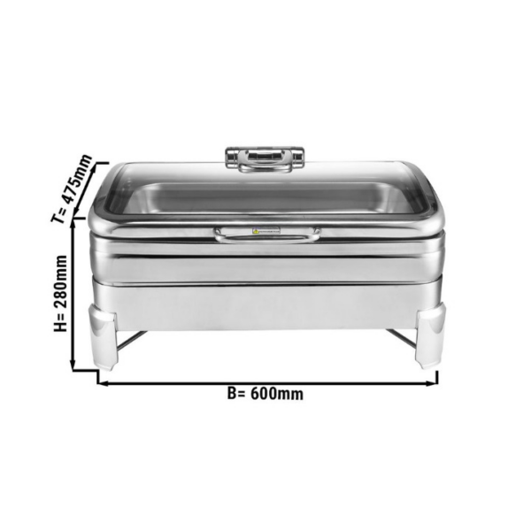 GGA Grande Distribuzione | attrezzature ristorazione-Chafing Dish – acciaio inox – 11