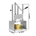 Taglierina per ananas - manuale - 355 x 245 x 660 mm
