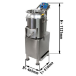 Pelapatate - 225 Kg/h - 616 x 465 x 1121 mm