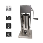Insaccatrice per salsicce verticale - 4,5 litri - acciaio inox - 375 x 300 x 640 mm - immagine 3