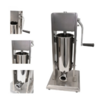 Insaccatrice per salsicce verticale - 4,5 litri - acciaio inox - 375 x 300 x 640 mm - immagine 5