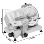 Affettatrice a gravità - lama Ø 250 mm - 132 W - 550 x 460 x 365 mm