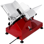 Affettatrice a gravità - lama Ø 250 mm - Rosso - 150 W - 479 x 406 x 356 mm - immagine 4