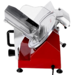 Affettatrice a gravità - lama Ø 250 mm - Rosso - 150 W - 479 x 406 x 356 mm - immagine 3