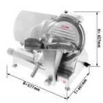 Affettatrice a gravità - lama Ø 300 mm - 250 W - 577 x 491 x 427 mm