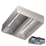 Cappa Cubica Centrale – Con MOTORE – Profondità 130 Lunghezze: da 1200 a 3000 mm - immagine 4