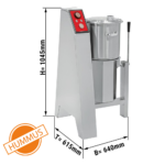 Cutter verticale - 20 litri - 640 x 615 x 1045 mm
