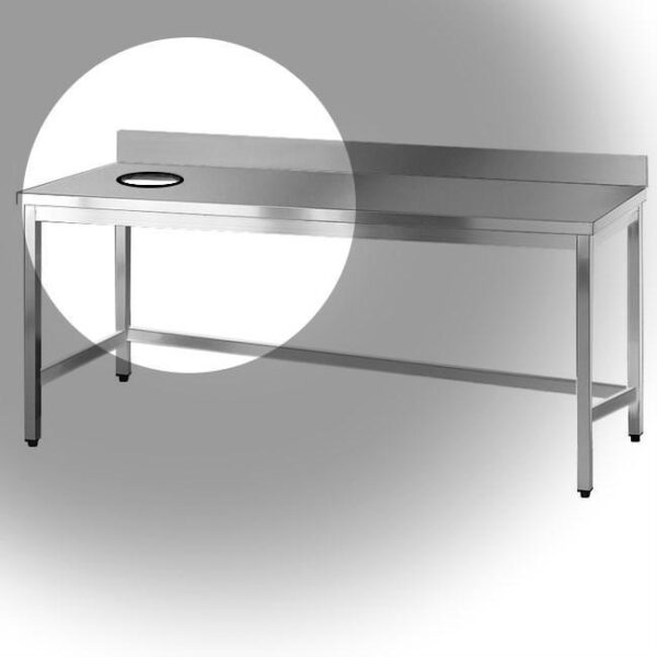 Applicazione foro di sbarazzo 180X180X150