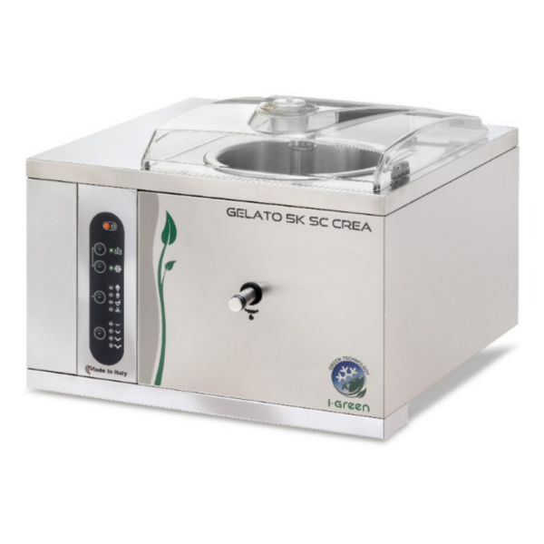 GGA Grande Distribuzione | attrezzature ristorazione-Macchina per gelato professionale – automatica – Touchscreen – 5 kg/h – 46