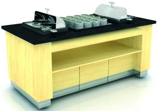 GGA Grande Distribuzione | attrezzature ristorazione-Unità Riscaldata – Modulo per zuppa – Con Rolltop- 4