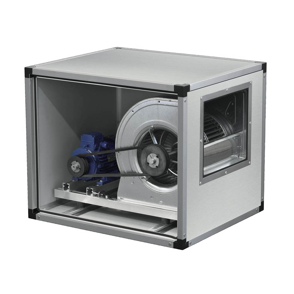 GGA Grande Distribuzione | attrezzature ristorazione-Ventilatore Centrifugo Cassonato Trasmissione – Due Velocità – 15000/10104 m3/h – KW 3/0
