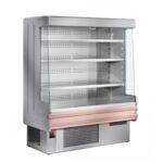 Espositore murale - Versione frutta con specchio - Lunghezza 1100 mm
