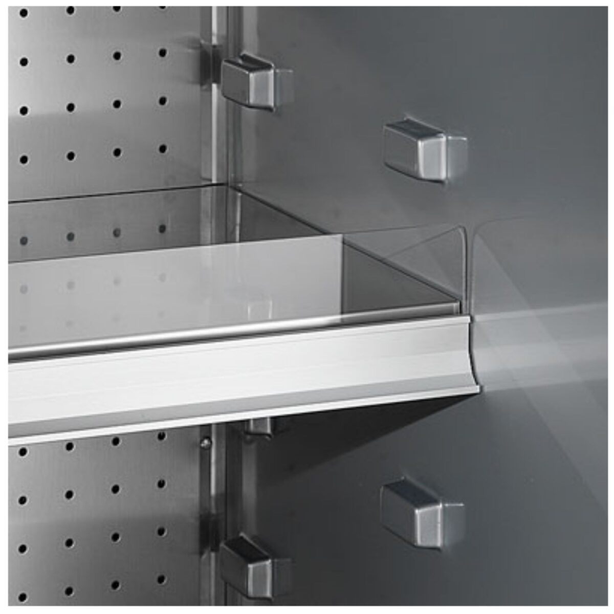 Espositore murale - Con ripiano solo orizzontale, non inclinabile - Lunghezza 800 mm - immagine 6