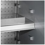 Espositore murale - Con ripiano solo orizzontale, non inclinabile - Lunghezza 800 mm - immagine 6