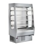 Espositore murale - Versione con spalle illuminate a LED - Con ripiano inclinabile - Lunghezza 1600 mm - immagine 5
